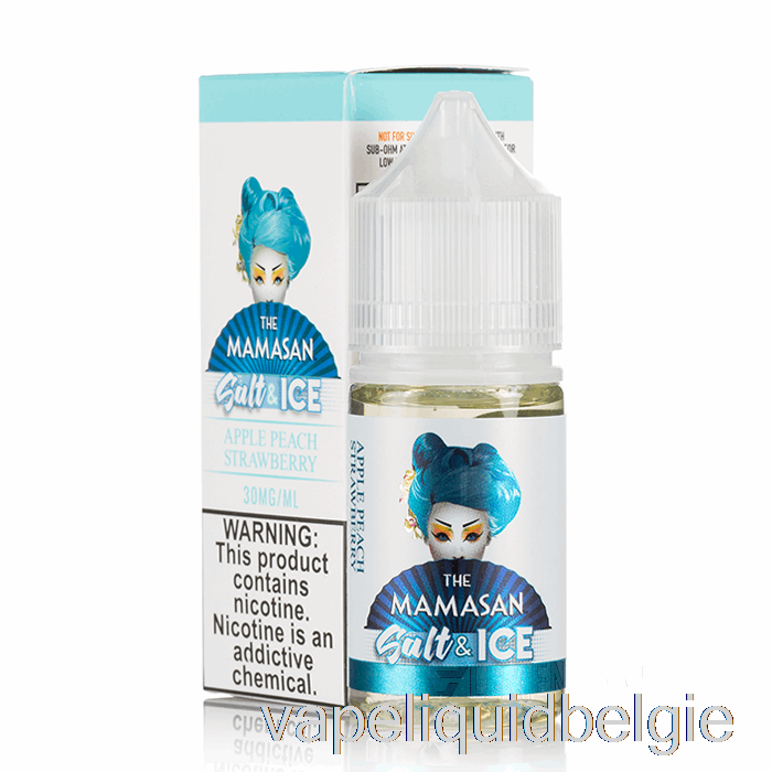 Vape België Ijs Zsm Zout - De Mamasan E-liquid - 30ml 50mg